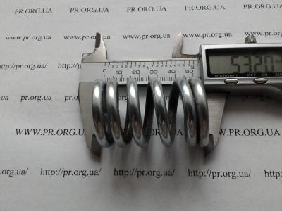 Пружина сжатия 5 х 33,5 х 53 (Артикул: S8572)