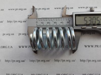 Пружина стиснення 4 х 32 х 53 (Артикул: S8583)