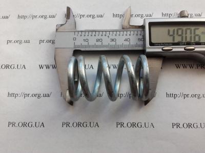 Пружина сжатия 4 х 29,5 х 49 (Артикул: S8588)