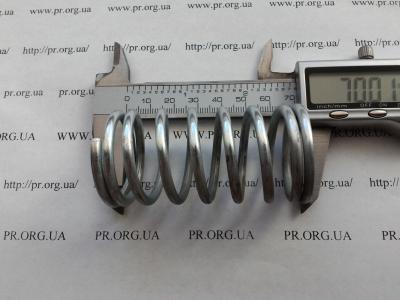 Пружина сжатия 3,5 х 35,5 х 70 (Артикул: S8594)