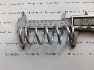 Пружина стиснення 3,5 х 33,5 х 84,5 (Артикул: S8596)