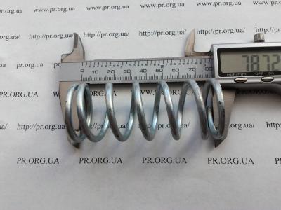 Пружина сжатия 3,5 х 33 х 78,5 (Артикул: S8597)