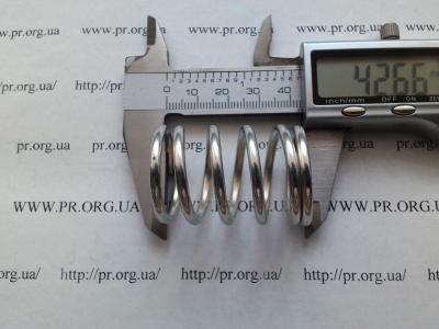 Пружина сжатия 3 х 28,8 х 42,5 (Артикул: S8606)