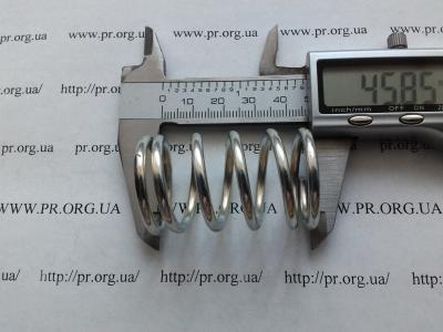 Пружина сжатия 3 х 28,5 х 45,5 (Артикул: S8608)