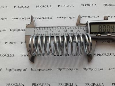 Пружина сжатия 2,5 х 29,5 х 80 (Артикул: S8623)