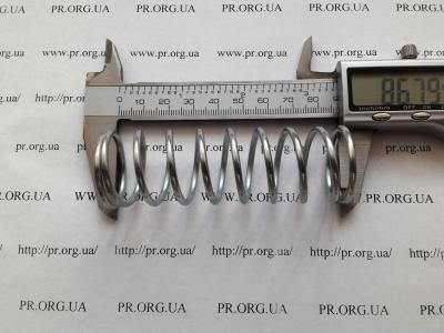 Пружина стиснення 2,5 х 28 х 86,5 (Артикул: S8626)