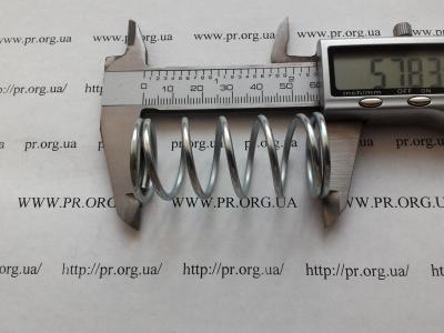 Пружина сжатия 2,2 х 25 х 57,8 (Артикул: S8632)