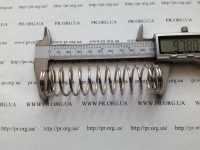 Пружина сжатия 2 х 25 х 97,5 (Артикул: S8633)