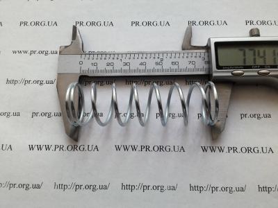 Пружина стиснення 2 х 24,5 х 77,5 (Артикул: S8634)