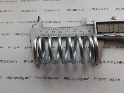 Пружина стиснення 4 х 35,8 х 73 (Артикул: S8679)