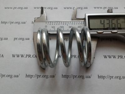 Пружина сжатия 4 х 37,5 х 43,5 (Артикул: S8685)