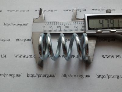 Пружина сжатия 4 х 28,4 х 47,8 (Артикул: S8688)
