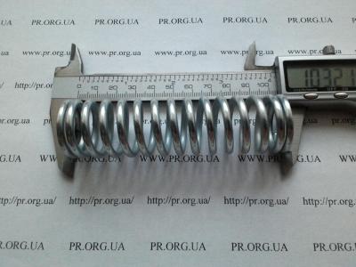 Пружина сжатия 3,5 х 28 х 103 (Артикул: S8696)
