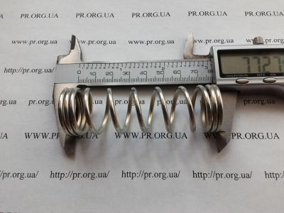 Пружина стиснення 2,5 х 24,6 х 77 (Артикул: S8719)