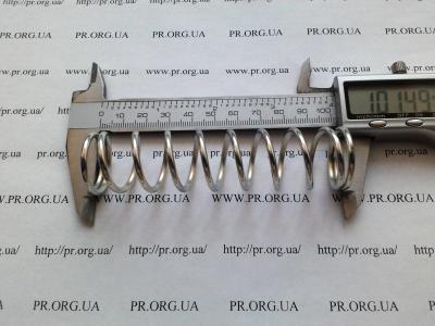 Пружина стиснення 2,5 х 25 х 101,5 (Артикул: S8726)