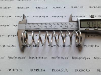 Пружина стиснення 2,5 х 25 х 98 (Артикул: S8732)