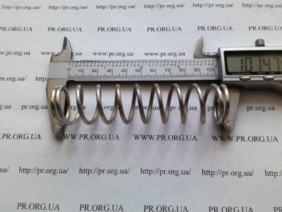 Пружина стиснення 2,5 х 25 х 101,4 (Артикул: S8734)