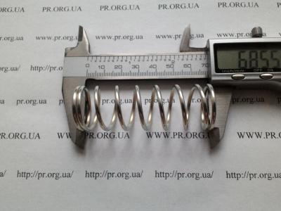 Пружина сжатия 2,2 х 24,2 х 68,5 (Артикул: S8748)