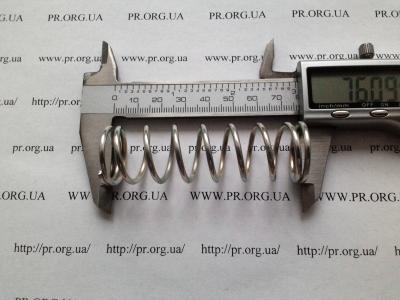 Пружина сжатия 2,2 х 23 х 76 (Артикул: S8756)