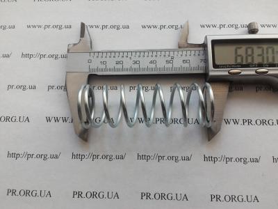 Пружина сжатия 2 х 24 х 68 (Артикул: S8771)