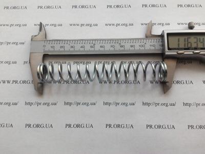 Пружина стиснення 2 х 19 х 116 (Артикул: S8774)