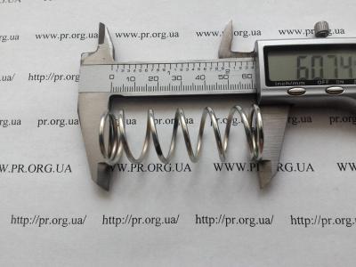 Пружина сжатия 2 х 21,8 х 60,8 (Артикул: S8784)