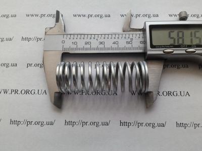 Пружина стиснення 2 х 21 х 58 (Артикул: S8788)