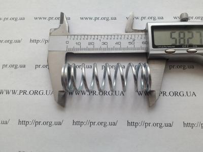 Пружина сжатия 2 х 19,8 х 58 (Артикул: S8791)