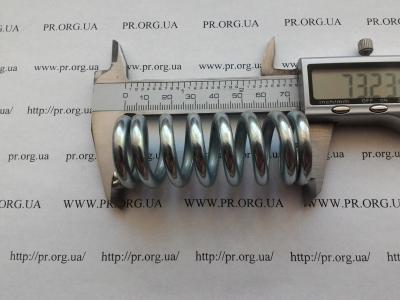 Пружина стиснення 5 х 28,8 х 73 (Артикул: S8809)