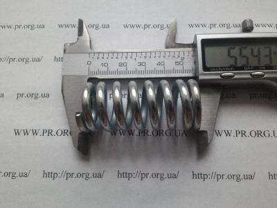 Пружина стиснення 4 х 24,5 х 55,5 (Артикул: S8842)