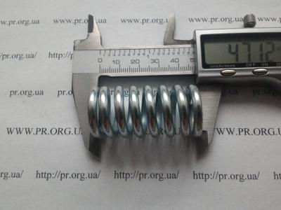 Пружина сжатия 4 х 24,2 х 47 (Артикул: S8843)