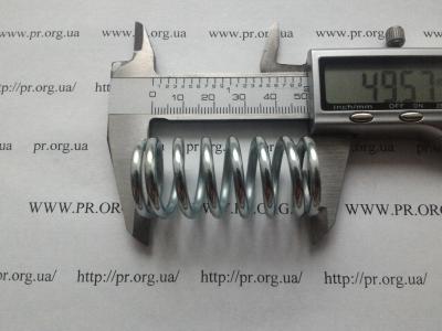 Пружина стиснення 3 х 23,8 х 49,5 (Артикул: S8855)