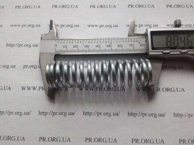 Пружина сжатия 3 х 23 х 80,5 (Артикул: S8858)