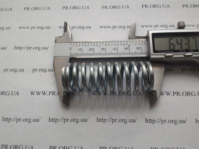Пружина стиснення 3 х 23 х 64,5 (Артикул: S8862)