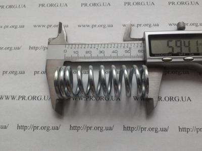 Пружина сжатия 3 х 23 х 59,5 (Артикул: S8867)