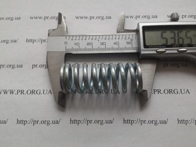 Пружина сжатия 3 х 21 х 53,5 (Артикул: S8868)