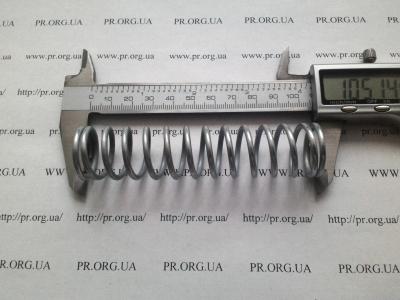 Пружина стиснення 2,5 х 24 х 105 (Артикул: S8872)