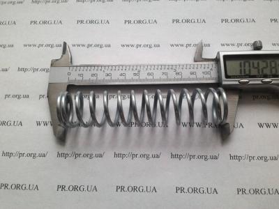 Пружина стиснення 2,5 х 24 х 104 (Артикул: S8873)