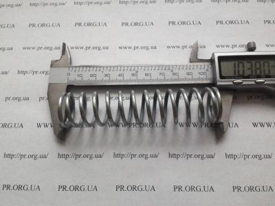 Пружина стиснення 2,5 х 24 х 103,8 (Артикул: S8874)
