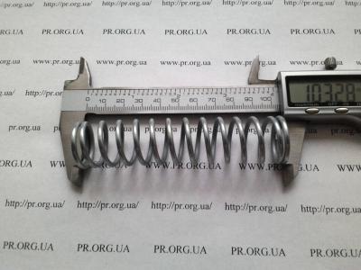 Пружина сжатия 2,5 х 24 х 103,3 (Артикул: S8876)