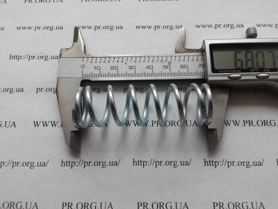 Пружина сжатия 2,5 х 21,6 х 68 (Артикул: S8890)