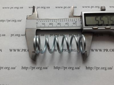 Пружина стиснення 2,5 х 21,5 х 55,8 (Артикул: S8891)