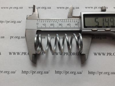Пружина стиснення 2,5 х 21,7 х 51,5 (Артикул: S8892)