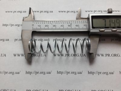 Пружина стиснення 1,6 х 18 х 71,5 (Артикул: S8897)