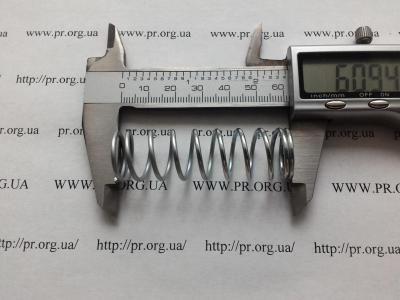 Пружина сжатия 1,6 х 17,8 х 61 (Артикул: S8898)