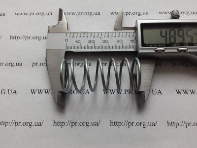 Пружина стиснення 1,6 х 22 х 49 (Артикул: S8899)