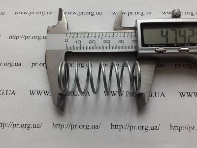 Пружина стиснення 1,6 х 21 х 47,5 (Артикул: S8900)