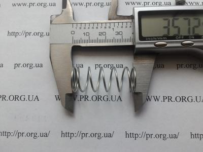 Пружина стиснення 1 х 14,8 х 35,5 (Артикул: S8907)