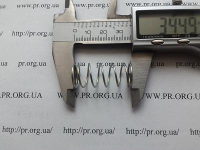 Пружина стиснення 1 х 14,8 х 34,5 (Артикул: S8909)