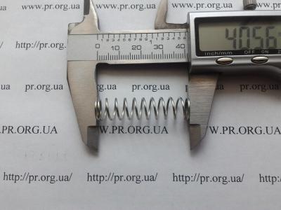 Пружина сжатия 0,9 х 10 х 40,5 (Артикул: S8913)